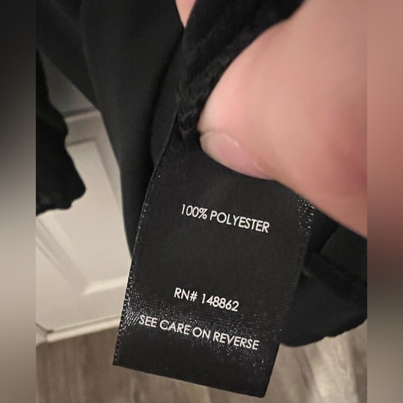 New! Torrid Black Sheer Long Sleeve Flowy Blouse in Size 4 or 26/28  Classy Goth - Picture 13 of 14